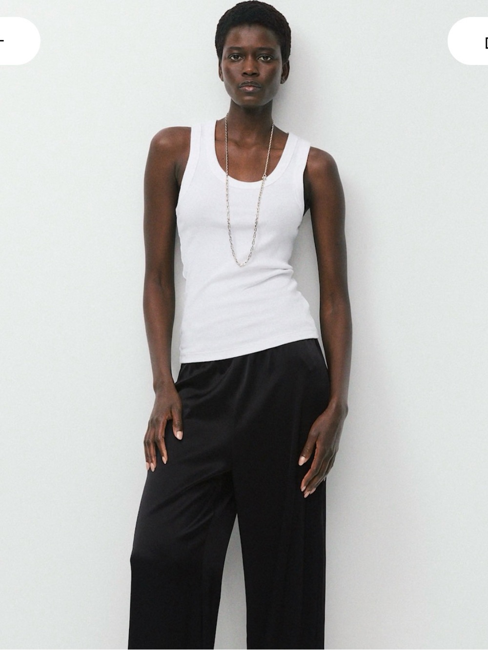 Aritzia Babaton Busy Tank White XS